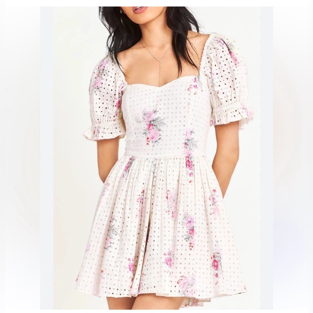LoveShackFancy Altima Dress in Spanish Lavender